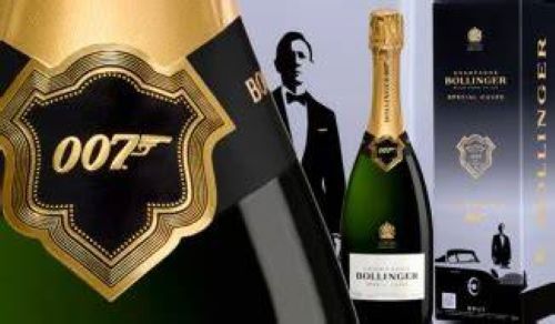 BOLLINGER BOXED CHAMPAGNE '' JAMES BOND 007'' EDITION. 75CL