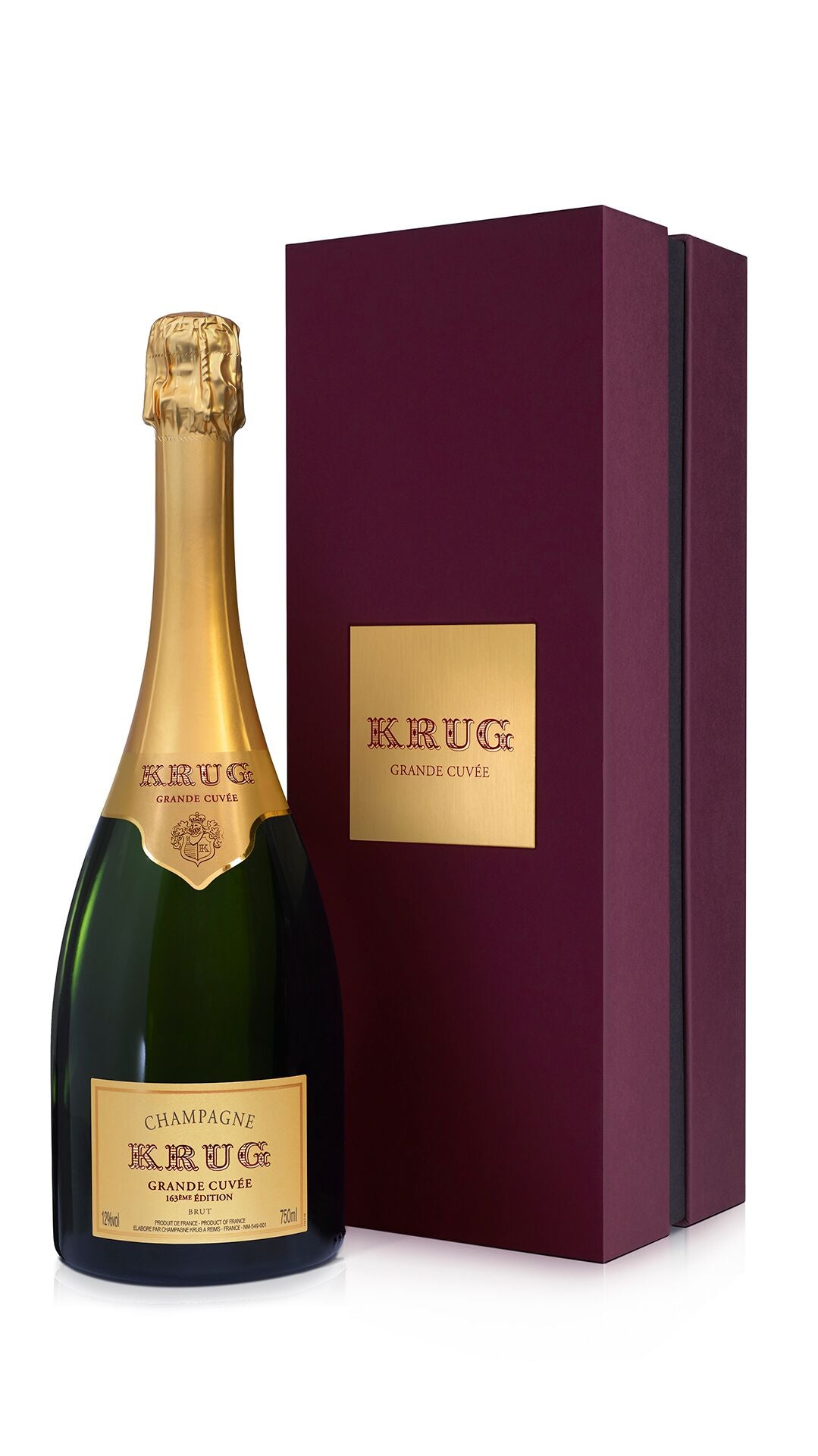 KRUG GRANDE CUVEE 750ml Krug Champagne Grande Cuvée Édition in