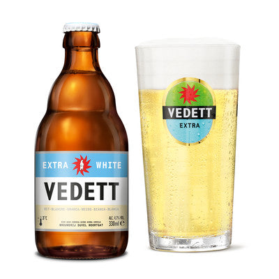 VEDETT EXTRA WHITE 33CL x 12 Belgium Beers 4.7%alc vol.