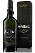 Load image into Gallery viewer, Ardbeg 10 Year Old Single Malt Scotch Whiskey 70cl