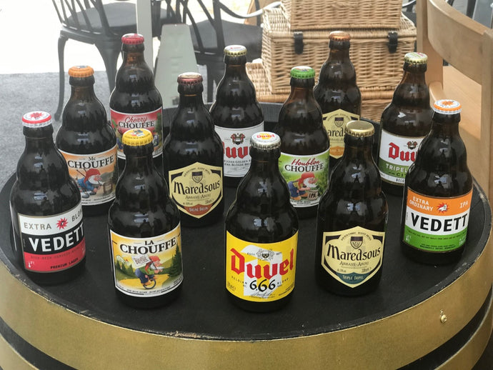 Belgian Beers sample pack x 12 - 33cl glass bottles