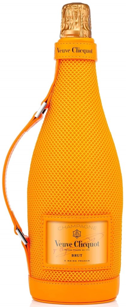 Veuve Clicquot Yellow Label Champagne Ice Jacket with easy to carry handle 75cl